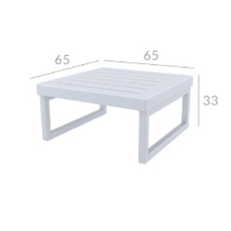 Комплект меблів для тераси Siesta Mykonos Lounge Corner Set Gray Сірий8