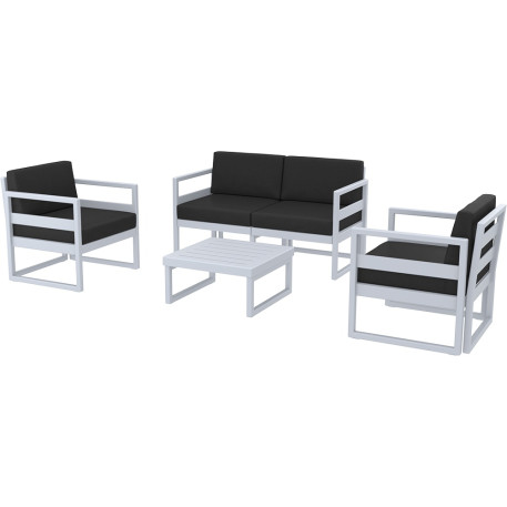 Комплект меблів для тераси Siesta Mykonos Lounge Set Gray Сірий2