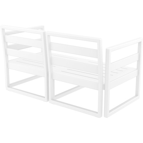 Комплект меблів для тераси Siesta Mykonos Lounge Set White Білий7
