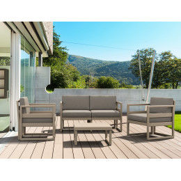 Комплект меблів для тераси Siesta Mykonos Lounge Set Taupe Бежевий