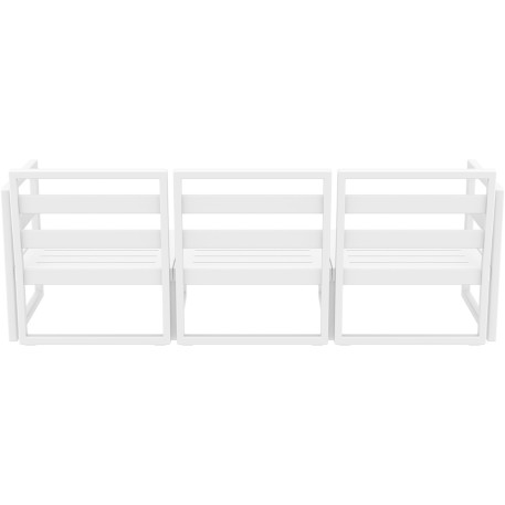 Комплект меблів для тераси Siesta Mykonos Lounge Set XL White Білий10