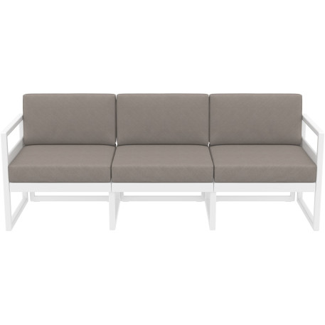 Комплект меблів для тераси Siesta Mykonos Lounge Set XL White Білий2