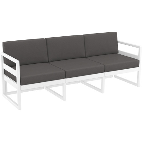 Комплект меблів для тераси Siesta Mykonos Lounge Set XL White Білий5