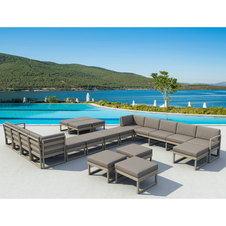 Комплект меблів для тераси Siesta Mykonos Lounge Set XL White Білий14