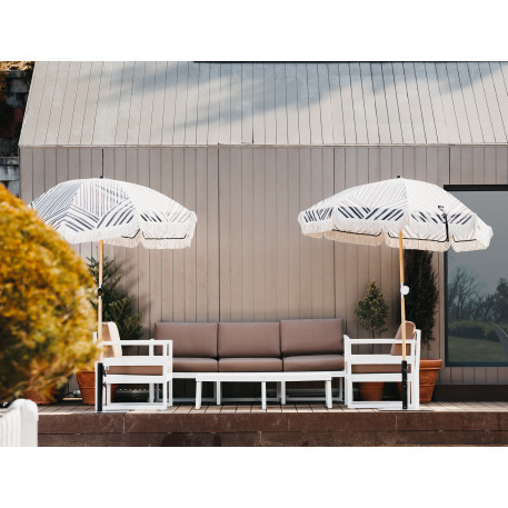 Комплект меблів для тераси Siesta Mykonos Lounge Set XL White Білий16