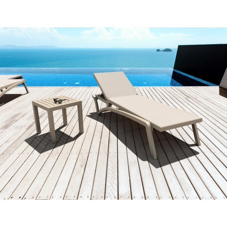 Стіл для шезлонгу Siesta Ocean Side Table Taupe3
