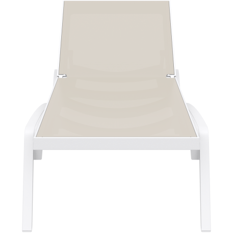 Комплект із 2 шезлонгів Siesta Pacific +  Стіл Siesta Ocean Side Table - White Taupe5