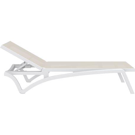 Комплект із 2 шезлонгів Siesta Pacific +  Стіл Siesta Ocean Side Table - White Taupe6