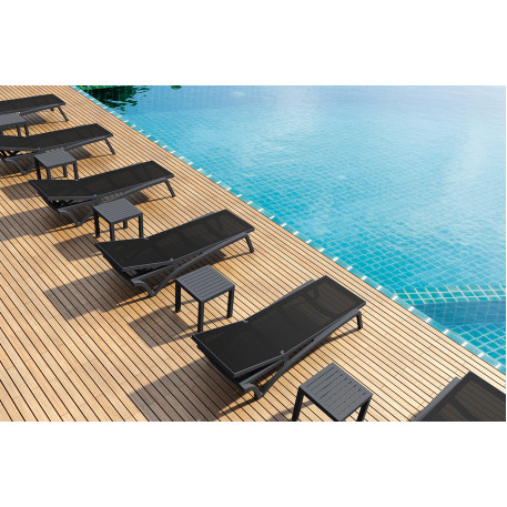 Шезлонг Siesta Pacific Black Black5