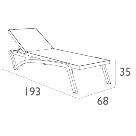 Комплект із 2 шезлонгів Siesta Pacific +  Стіл Siesta Ocean Side Table - Taupe11