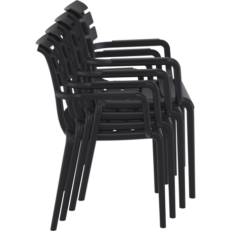 Комплект меблів для кафе Siesta Paris with Sky 70 Black5