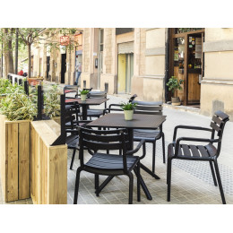 Комплект меблів для кафе Siesta Paris with Sky 70 Black