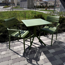 Комплект меблів для кафе Siesta Paris with Sky 70 Olive Green