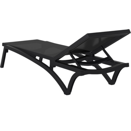 Шезлонг Siesta Pacific Black Black3