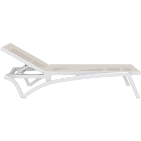 Шезлонг Siesta Pacific White Taupe1