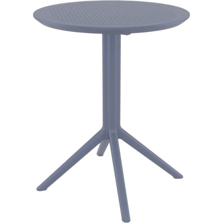 Стіл круглий Siesta Sky Folding Table Ø60 Dark Grey1