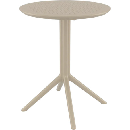 Стіл круглий Siesta Sky Folding Table Ø60 Taupe1