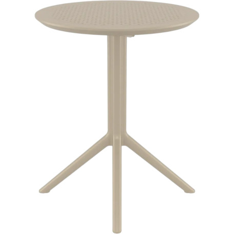 Стіл круглий Siesta Sky Folding Table Ø60 Taupe2