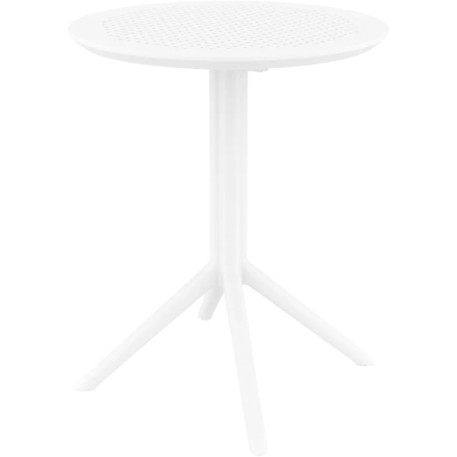 Стіл круглий Siesta Sky Folding Table Ø60 White1
