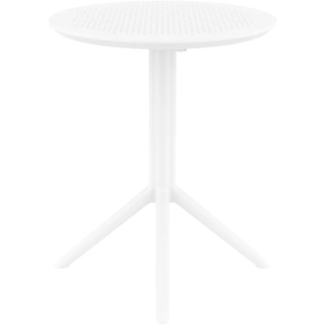 Стіл круглий Siesta Sky Folding Table Ø60 White2