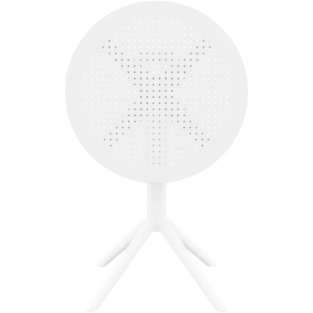 Стіл круглий Siesta Sky Folding Table Ø60 White5