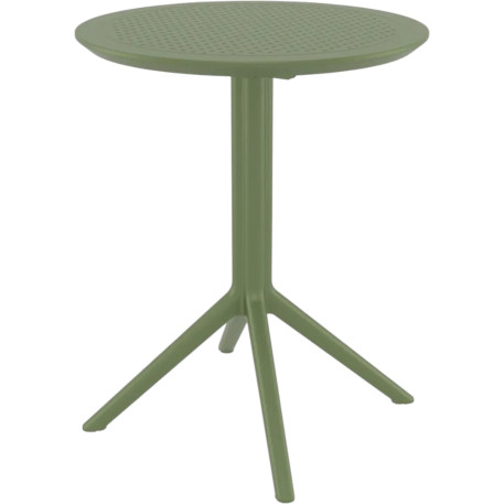 Стіл круглий Siesta Sky Folding Table Ø60 Olive Green1