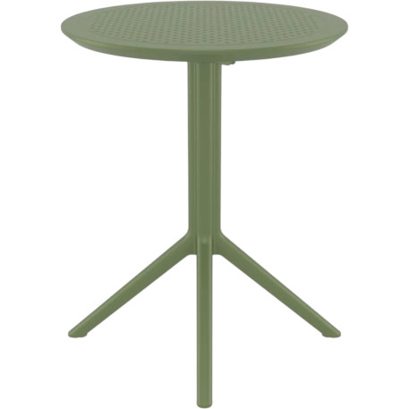 Стіл круглий Siesta Sky Folding Table Ø60 Olive Green2