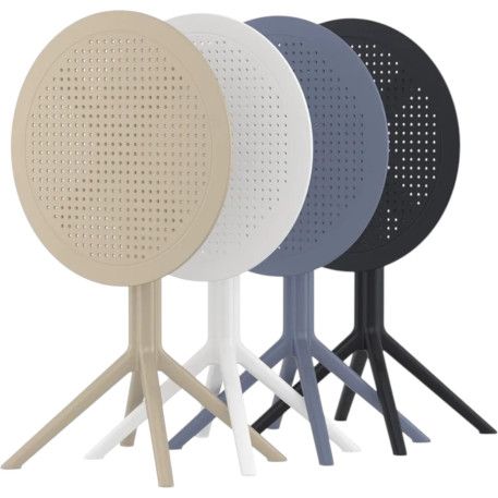 Стіл круглий Siesta Sky Folding Table Ø60 Dark Grey8