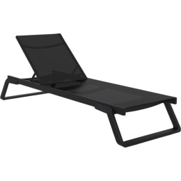 Шезлонг Siesta Tropic Black Black