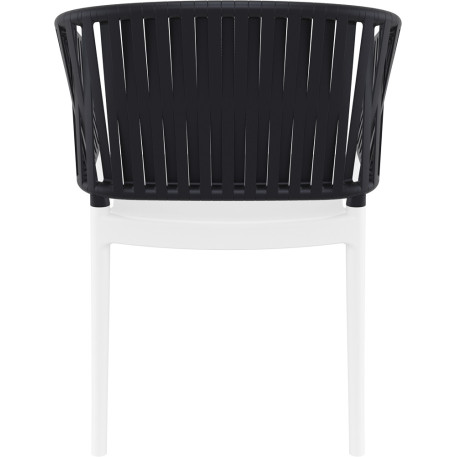Стілець Siesta Portofino Armchair White Black4