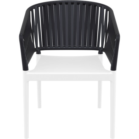 Стілець Siesta Portofino Armchair White Black2