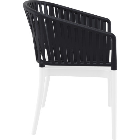 Стілець Siesta Portofino Armchair White Black1
