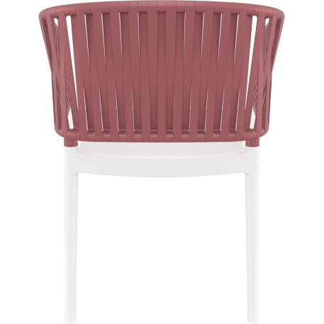 Стілець Siesta Portofino Armchair White Marsala4