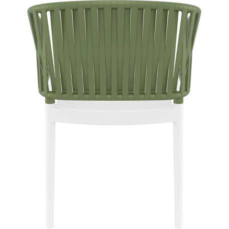 Стілець Siesta Portofino Armchair White Olive Green4