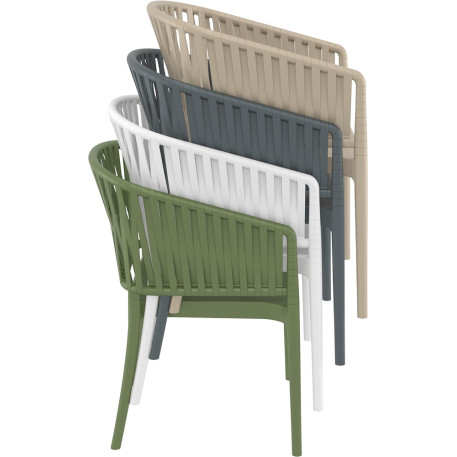 Стілець Siesta Portofino Armchair White Olive Green6