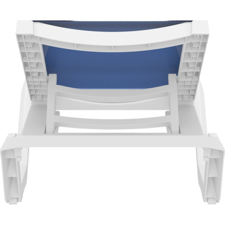 Шезлонг Siesta Rio Pro White Blue4