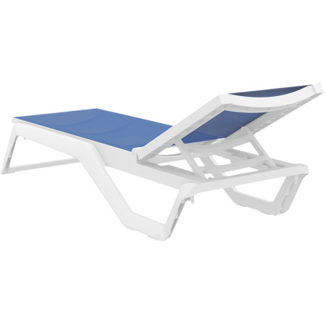 Шезлонг Siesta Rio Pro White Blue3
