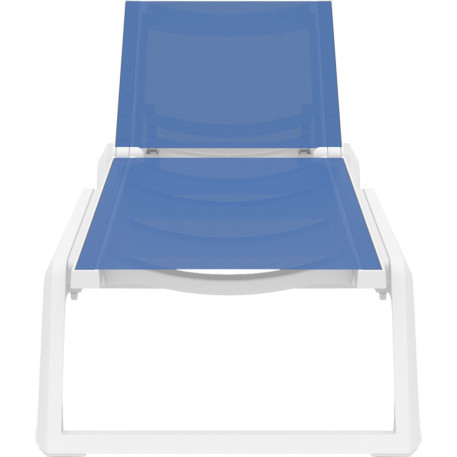 Шезлонг Siesta Rio Pro White Blue2
