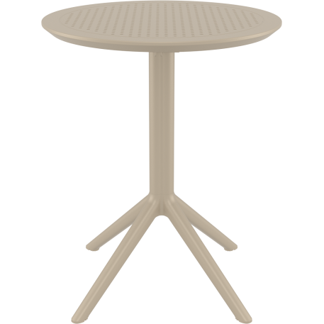 Комплект 2 стільця Siesta Sky Pro + стіл круглий Siesta Sky Folding Table Ø60 Taupe7