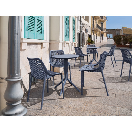 Стіл круглий Siesta Sky Folding Table Ø60 Dark Grey10