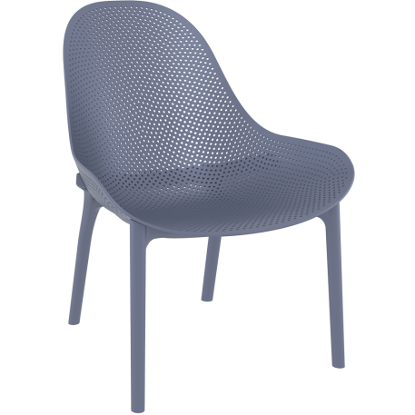 Комплект 2 стільця Siesta Sky Lounge + стіл Siesta Ocean Side Table Dark Grey4
