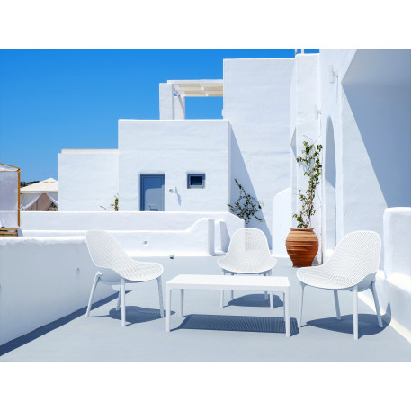 Стілець Siesta Sky Lounge White7