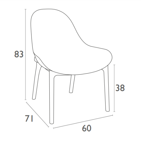 Комплект 2 стільця Siesta Sky Lounge + стіл Siesta Ocean Side Table Dark Grey11
