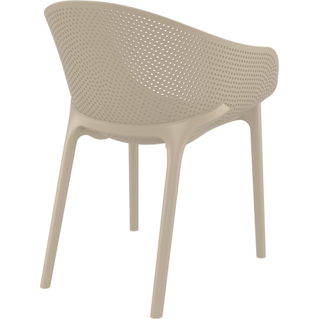Комплект 2 стільця Siesta Sky Pro + стіл Siesta Ocean Side Table Taupe5