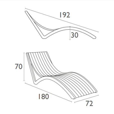 Шезлонг Siesta Slim Taupe6