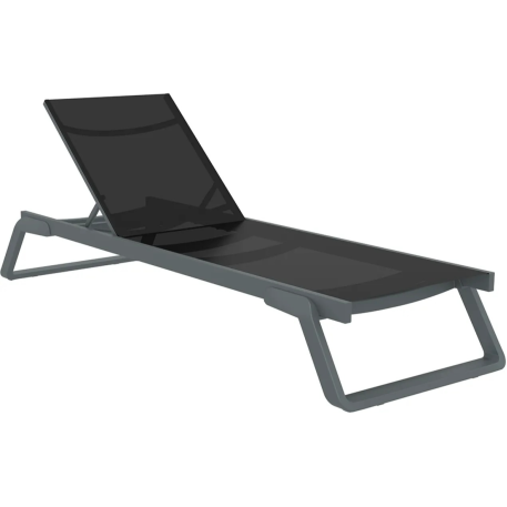 Комплект 2 шезлонга Siesta Tropic + Стол Siesta Ocean Side Table - Dark Grey Black3