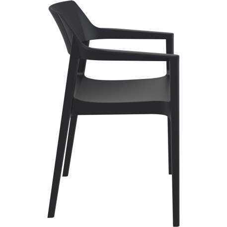 Стілець Siesta Tulum Armchair Black1
