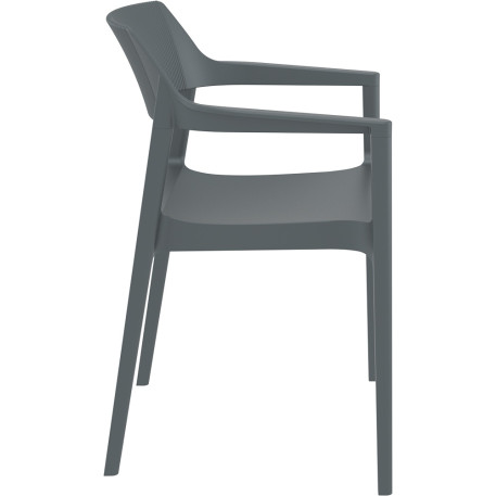 Стілець Siesta Tulum Armchair Dark Grey1