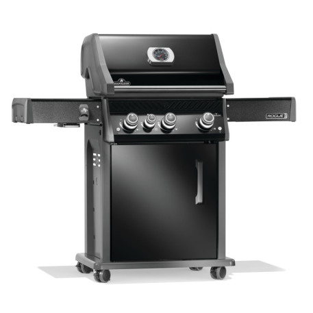 Газовий гриль Napoleon Rogue PRO 425 з бічним пальником SIZZLE ZONE, чорний1