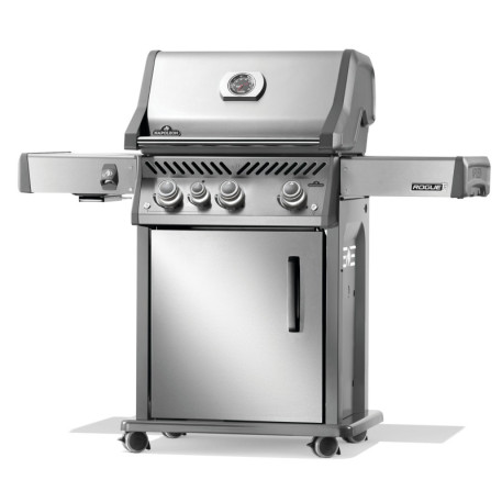 Газовий гриль Napoleon Rogue PRO 425 з бічним пальником SIZZLE ZONE, нержавіюча сталь1
